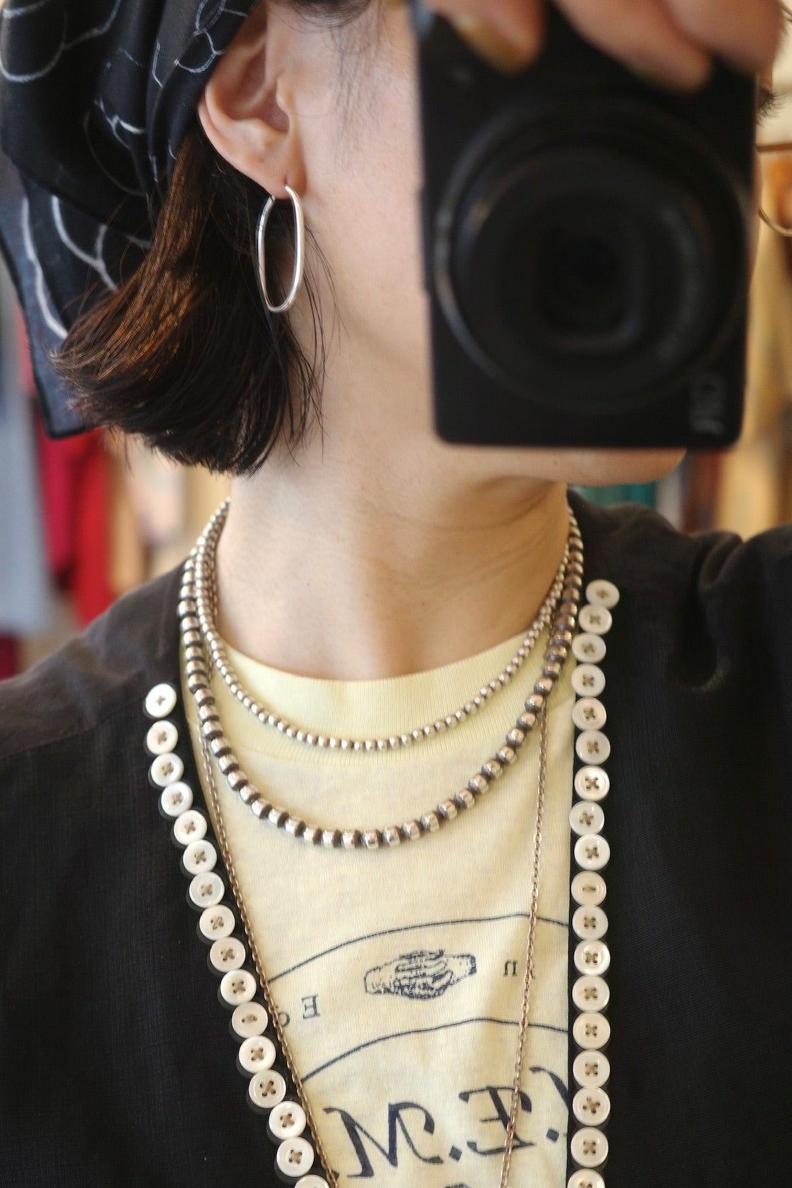 【BASENOTES】Oval earrings