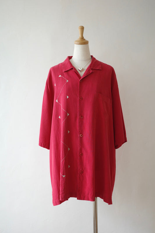 Silk Embroidered Shirt