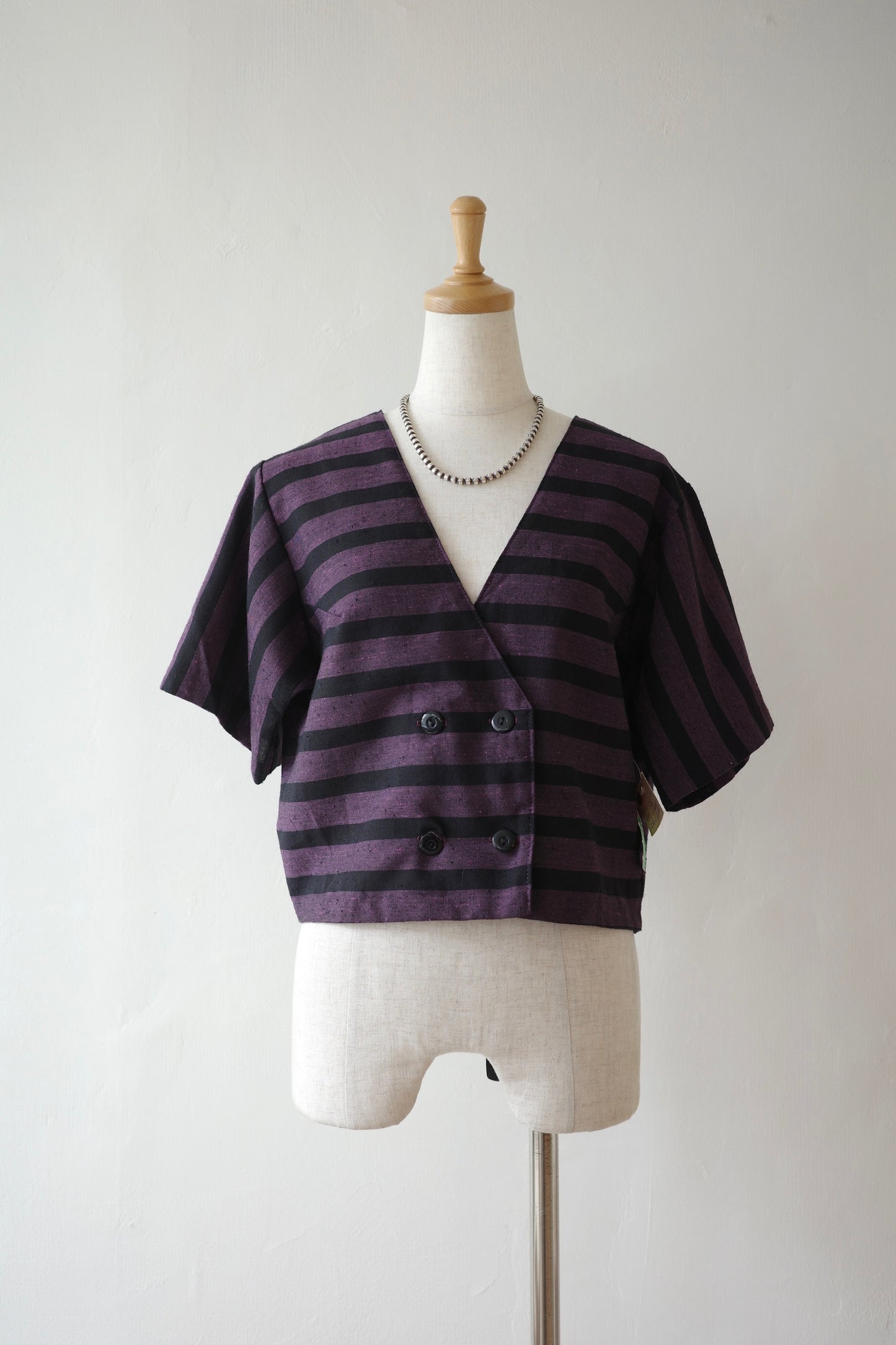 Border Half Sleeve Jacket