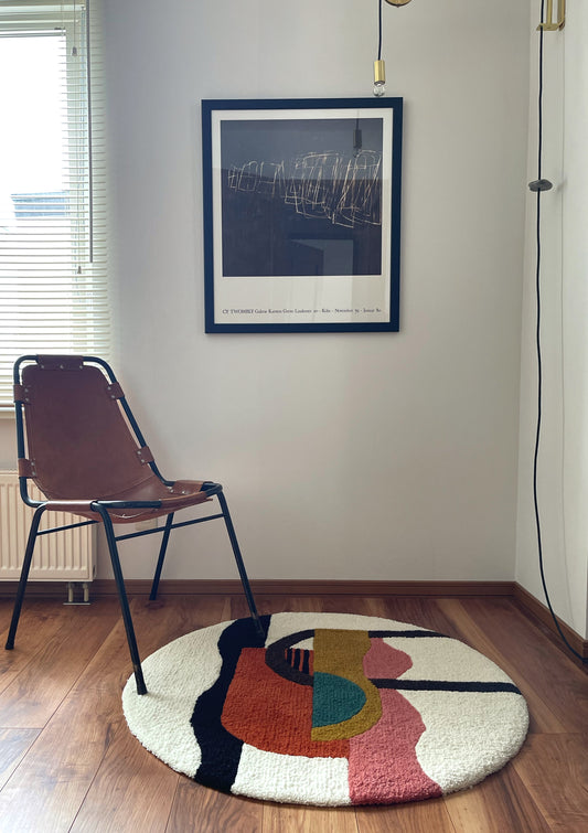 "dance in a circle" round rug